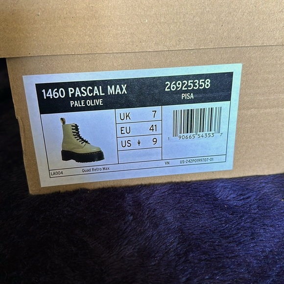 Dr. Martens 1460 Max Leather Platform Boots - Picture 2 of 12